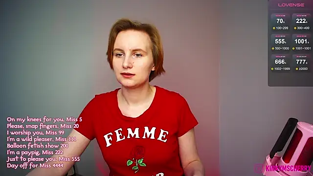 KinkyMissCherry Cameră chat live