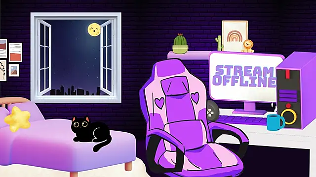 Živá chatovací místnost violetttflowers