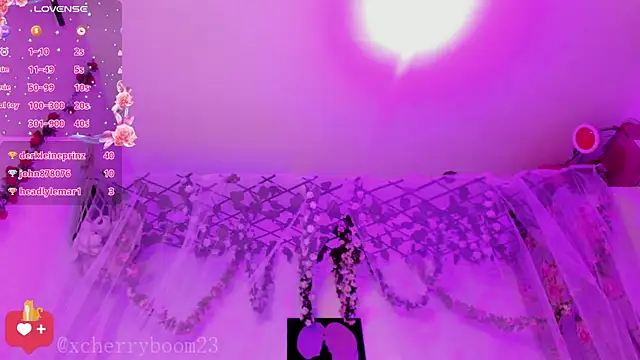 חדר צ'אט בשידור חי של cherryboom23