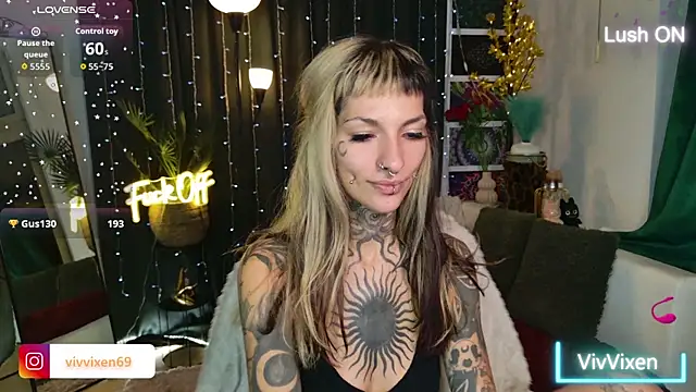 Živá chatovací místnost VivVixen
